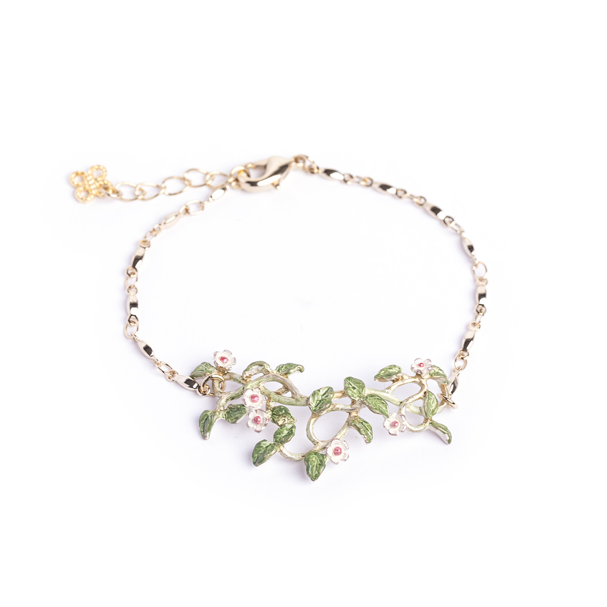 サネカズラのブレスレット 曲線が美しいアール・ヌーヴォー風