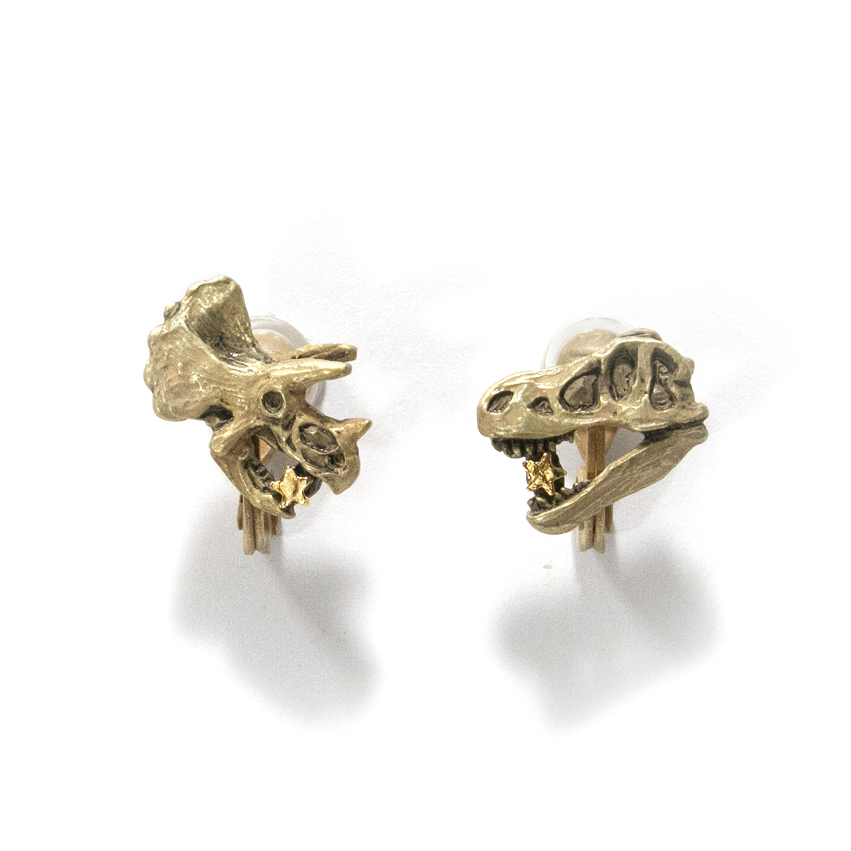 白亜紀イヤリング / Cretaceous Clip Earrings