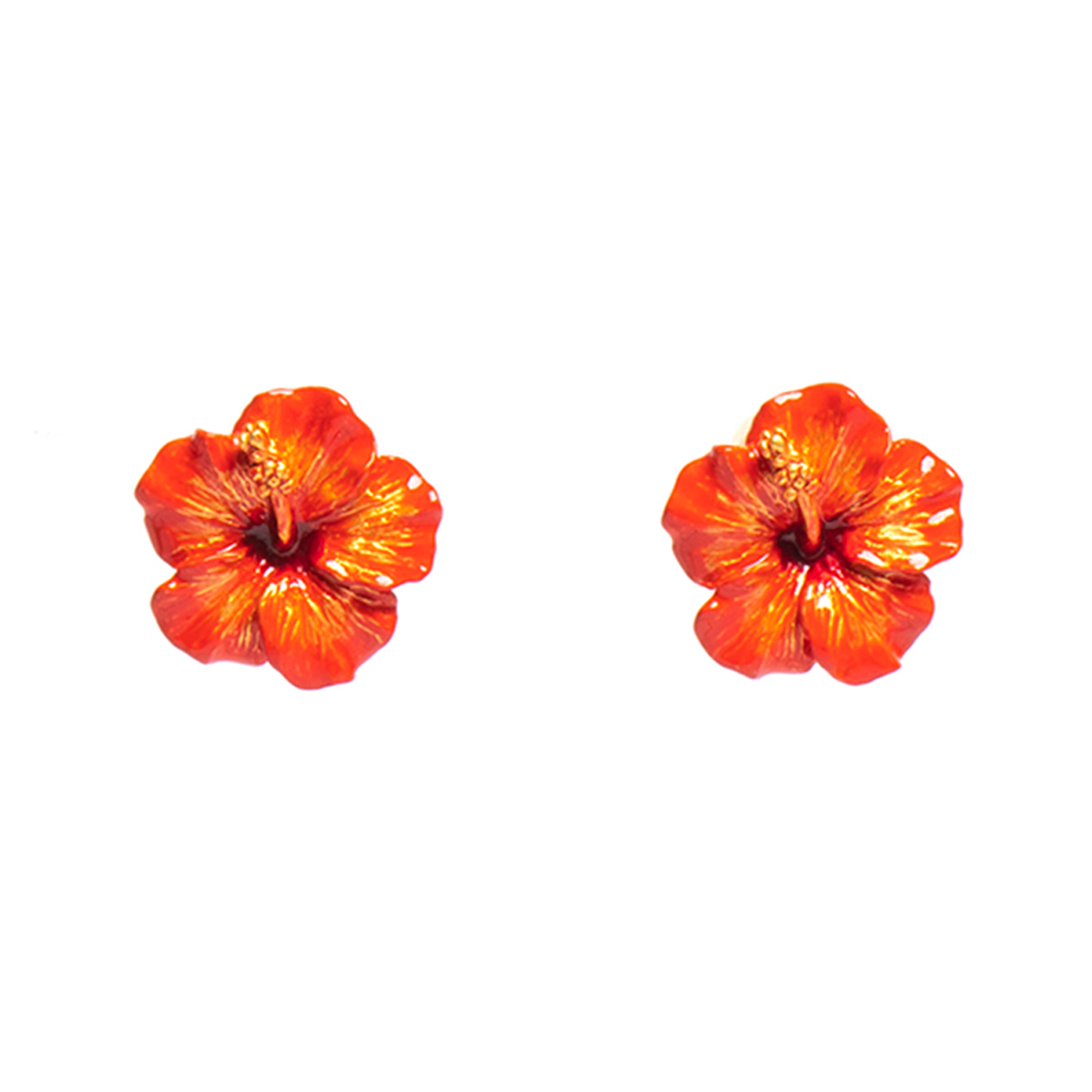 ハイビスカスイヤリング / Hibiscus