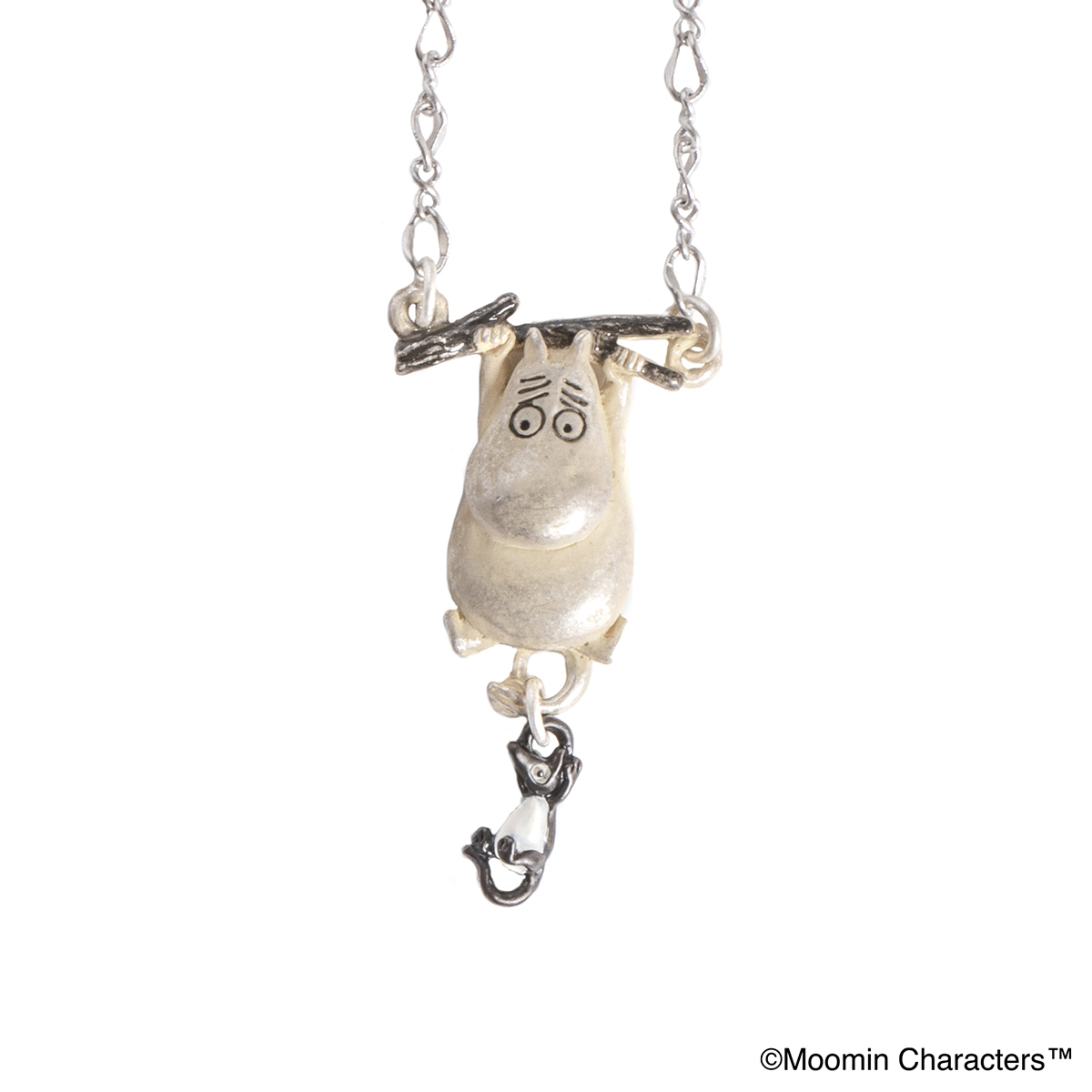 ムーミンとソフスのゆらゆらネックレス【ムーミンシリーズ】 / Moomin and Shadow's Swinging Necklace