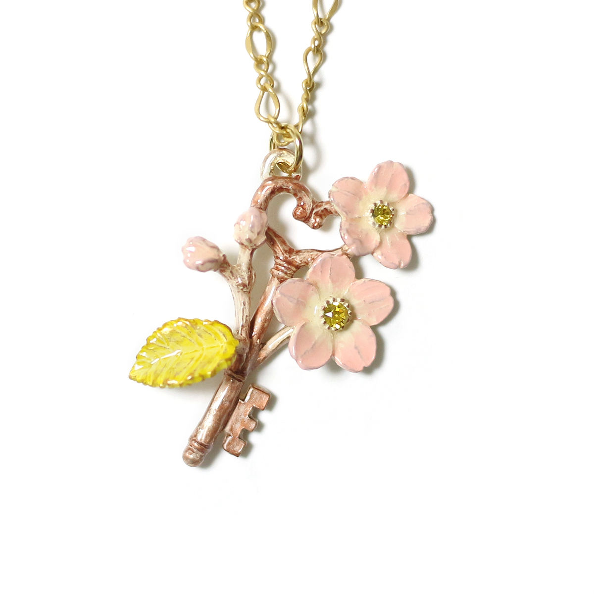 春の鍵 ネックレス Sakura Key