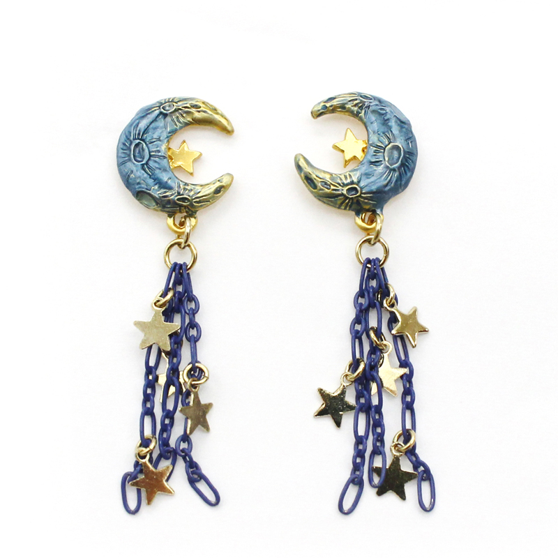 フォンブラウンピアス / Crescent Moon