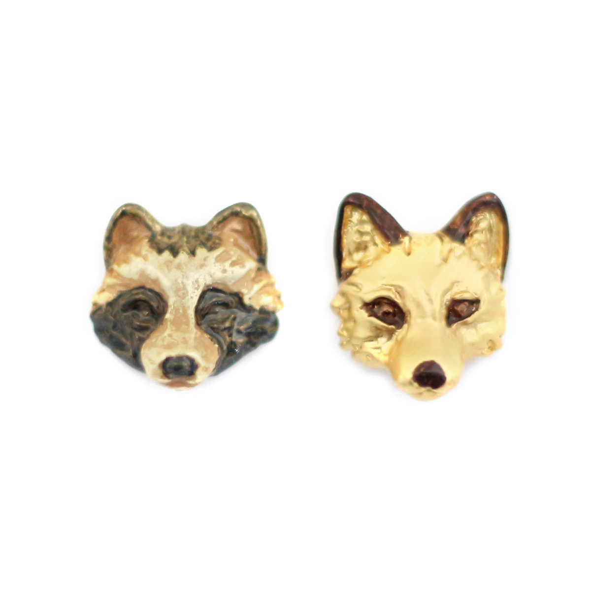 たぬきつピアス / Racoon Dog and Fox