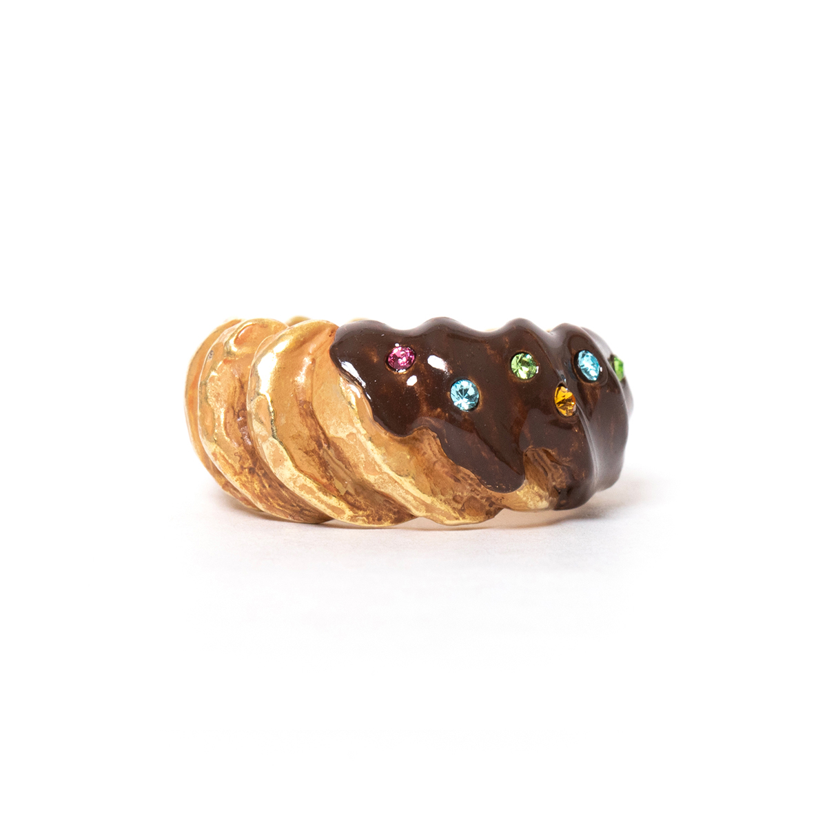 チョコがけドーナツリング / Donuts